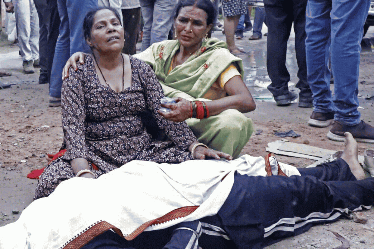 An eyewitness of the Hathras stampede recalls the horror as individuals began collapsing one after another, while many others search desperately for their missing relatives.