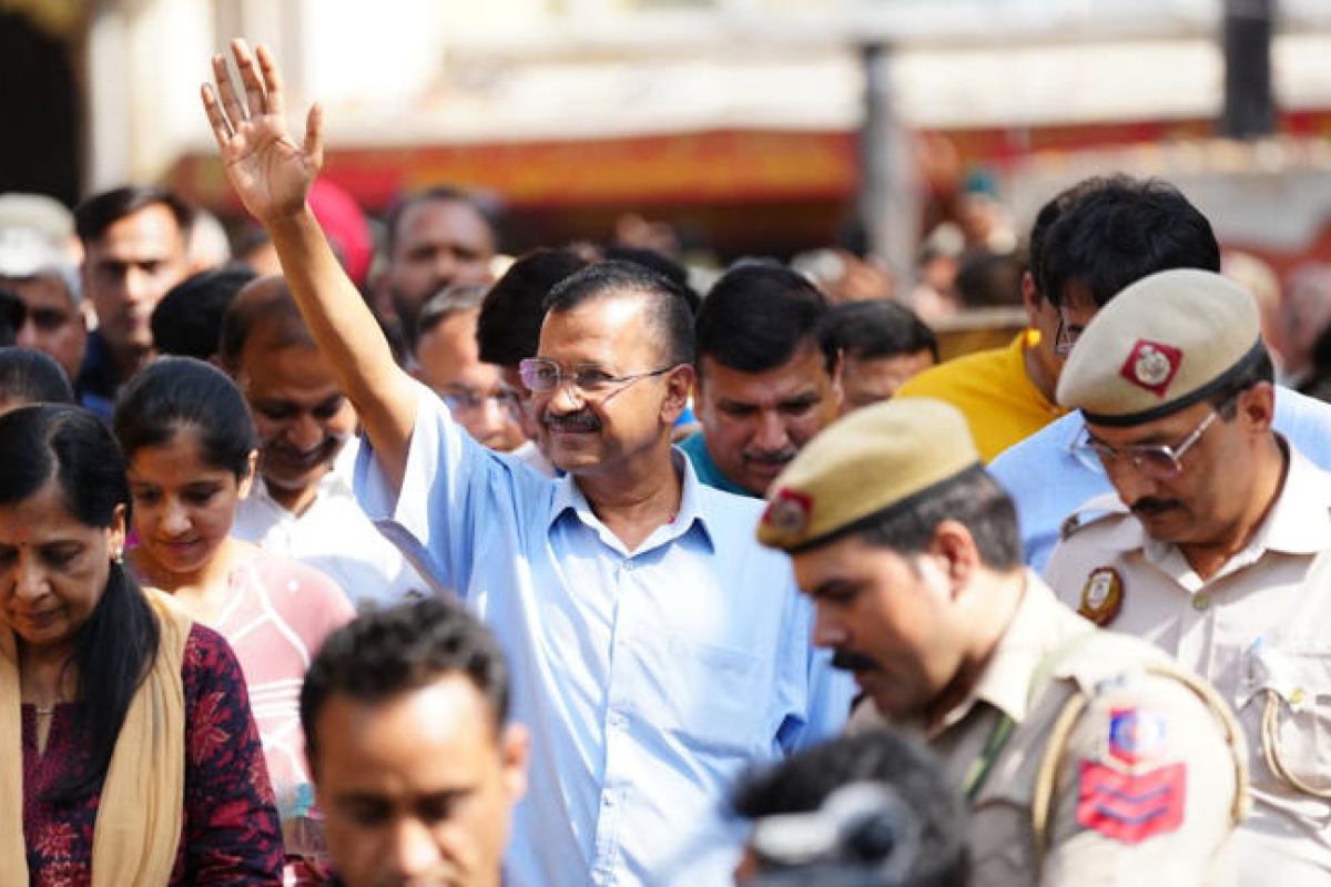 Arvind Kejriwal has filed an appeal with the Supreme Court challenging the Delhi High Court's decision to stay his bail.