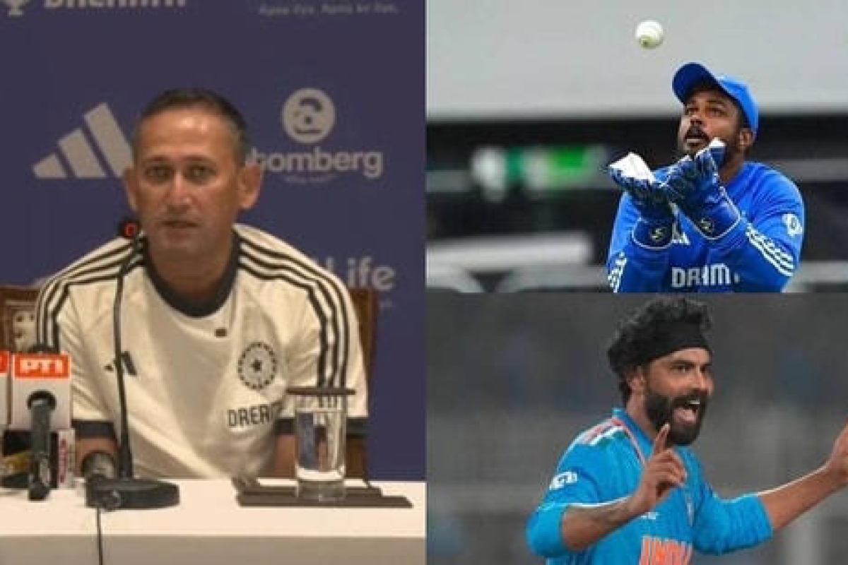 Ajit Agarkar's decisive response to Sanju Samson's omission; clarifies Ravindra Jadeja's future following ODI exclusion