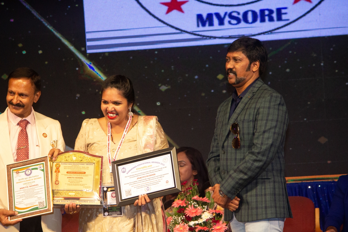 Ankita School, Bangalore South, Receives Karnataka Educational Award 2025 & Bharatiya Book of Record Honor for Excellence in Education